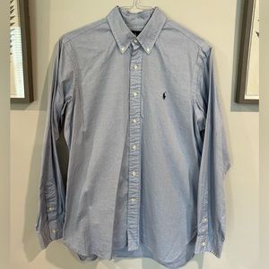Polo Ralph Lauren Men's Blue Cotton Oxford Shirt - Size 16